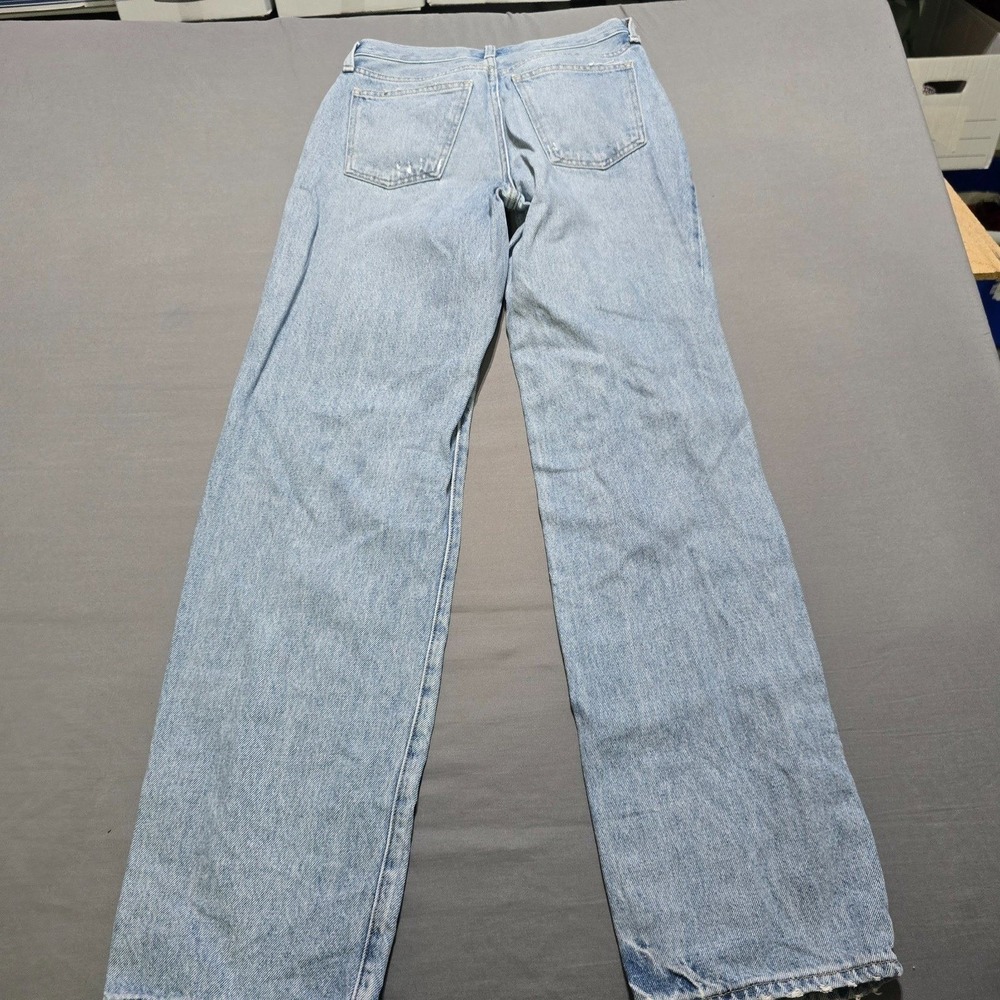 Universal Thread 90s Baggy Jeans Light Wash Distressed womens Size 00 27x32 - Picture 2 of 8